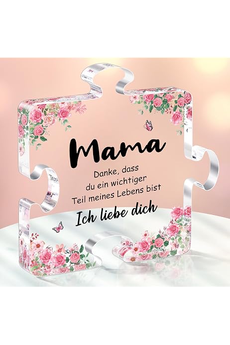 Mutter Und Tochter Geschenke – 2er Set Schlüsselanhänger Mit Herz-Design | Passende Geschenke Für Mama & Tochter Zu Muttertag, Geburtstag, Weihnachten