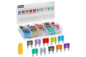 VOAVIA 120 Pcs Car Fuses Assorted Kit,Mini Blade Fuses 2A 3A 5A 7.5A10A 15A 20A 25A 30A 35A with Storage Case & Fuse Puller,Automotive Fuse Box Accessories for Cars, Trucks, SUVs, 12V-32V Applications