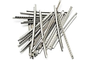 Holmer Guitar Fret Wires 2.7mm 24 Frets Stainless Steel Fretwire Compatible with Fender Gibson Electric or Acoustic Guitar Fingerboard Replacement.
