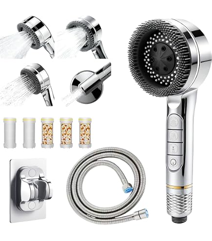 Filtersonic Doodle Soffione Doccia 3 In 1 Ad Alta Pressione – Con Filtro Anticalcare E Rimozione Metalli Pesanti, Bianco - 2