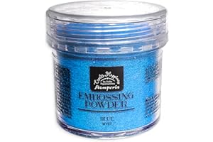 ‎STAMPERIA Stamperia - Embossing Powder for Scrapbooks, Albums, Cards, and Bullet Journals, Create Happiness, Glossy Finish, Perfect for Crafts and Gifting (All You Need for Christmas, Blue) (18gr)