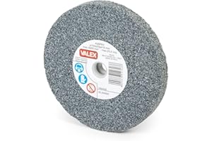Valex 1464509 Meule abrasive 150 x 20 mm, trou 16 mm, grain 36 mm, pour meuleuse d'établi en pierre de rechange universelle Meuleuse à sec multimarque disque abrasif