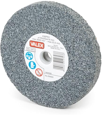 Mola Abrasiva Al Carburo Di Silicio - 150x20x16 Mm, Grana 80, Per Affilatura Utensili - Foto 6