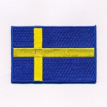Dänemark Flaggen-Patch – 30x20 Mm, Gestickt, Zum Aufnähen Oder Aufbügeln, Kopenhagen-Motiv