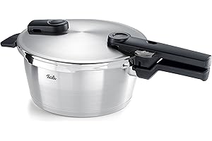 Fissler Vitaquick Premium Autocuiseur (3,5 l, 22 cm) Marmite À Pression En Acier Inoxydable, 2 Niveaux De Cuisson, Fabrication En Allemagne, Compatible Induction