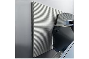 BORACY Paracolpi Garage Auto da Muro Esterno, Gommapiuma Adesiva Multicolore, 200x20/500x20 cm