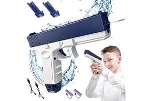 LASESASIES Pistolet a Eau Electrique, Pistolet a Eau, Pistolets à Eau Automatique de capacité 𝐏𝐢𝐬𝐭𝐨𝐥𝐞𝐭 à 𝐄𝐚𝐮 é𝐥𝐞𝐜𝐭𝐫𝐢𝐪𝐮𝐞 pour Activités de Plein Air