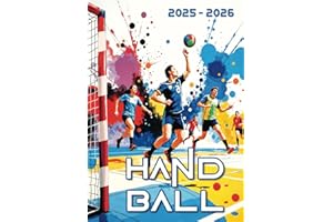 Agenda scolaire 2025-2026 Handball Journalier 1 jour par page Petit format 12x17: Garçon, Fille | Primaire (CM1, CM2), collège, lycée, sport études | Original | Fan de hand