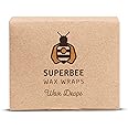 Beeswax for Wraps, With Tree Resin and Coconut Oil, SuperBee Beeswax Wrap Drops, Beeswax for Diy, Makes up to 12 Wraps, Pack of 1, 100 grams
