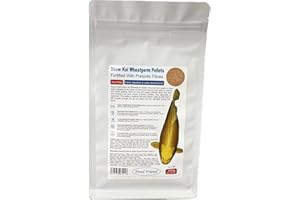 Pond Friend Show Koi Wheatgerm Pellets Autumn Winter & Spring Low Temperature Food 3mm 500g With Prebiotics To Aid Digestion & Immune System Increase Probiotic Bacteria Gut Health