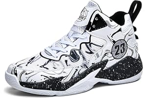 CHRRUXIN Men's Basketball Shoes No-slip Breathable Outdoor Shoes for Women Fashion Graffiti Training Shoes