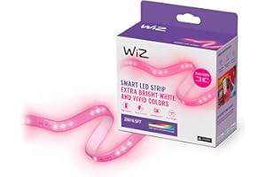 WiZ, Ruban LED Connecté - 2 Mètres, 1600 lm, avec détecteur de mouvement, Connexion Wi-Fi, Contrôle possible par la Voix, App, Alexa, Google Assistant et Apple HomeKit