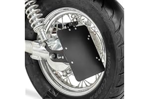 Seitlicher Kennzeichenhalter für Yamaha XV 535/1100 Virago Craftride schwarz