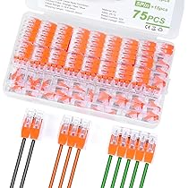 TLVX Draadconnectors – Geïsoleerde Kabelverbinders – Draad Aftak klem – Draden