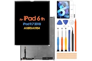 ARSSLY LCD Screen Replacement for iPad 2018 9.7 6th Generation A1893 A1954, LCD Display Panel for iPad6 2018 Gen with Repair Tools (Not Touch Digitizer)