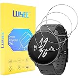 LUSEE Vetro Temperato per Suunto 9 Peak Pro Pellicola Protettiva, 3 Pezzi Proteggi Schermo e Pellicole [Durezza a 9H] [Chiaro