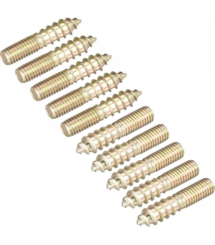 Sourcing Map Lot De 4 Vis Moletées En Aluminium #6-32 UNC, 12