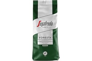 Segafredo Zanetti Coffee Beans FORESTA - 1Kg Pack- Rainforest Alliance Certified Coffee, Selected Roasted Coffee Beans, Hints of Dark Chocolate and Berries
