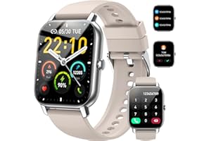 NERUNSA Smart Watch Answer/Make Calls, 1.85" Smart Watches for Women and Men, Fitness Watch SpO2/Heart Rate/Sleep Monitor, 112 Sport Modes, Calorie/Step Counter, IP7 Waterproof Fitness Tracker for Android iOS