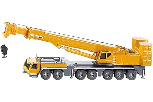 SIKU 1886, Liebherr mobilkran, 1:87, metall/plast, gul, mobila delar