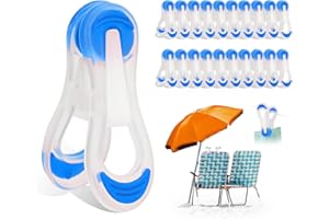 LUOJINYI 20 kolorowych spinaczy do bielizny z antypoślizgowym silikonem, wiatroszczelne spinacze z tworzywa sztucznego, nie pozostawiają marek, do bielizny, spodni, bielizny, skarpet, ręczników,