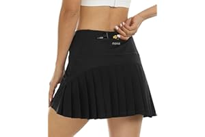 MoFiz Falda Pantalon Mujer Faldas Padel Deportivas Plisadas Verano Golf Tenis Skirt con Bolsillos