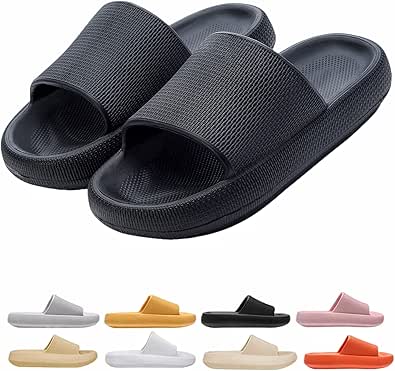 Sfit Badelatschen Damen Herren - Wolkenschuhe Eva Material Rutschfeste Badeschlappen