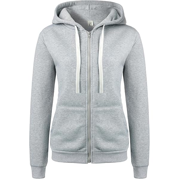 Felpa Con Cappuccio Donna Zip Sportiva - Felpa Autunno Inverno, Casual, Comoda (Poliestere/Spandex)