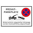 Parken Verboten Schild Von Melis – Alu-Verbund, Wetterfest Mit Bohrlöchern