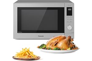 Panasonic NN-CD88QSEPG Air Fry Combi Horno Microondas de 34 L con Grill De Cuarzo, 1000 W, Descongelación Automática, Sensor Genius, Acero Inoxidable, Plateado