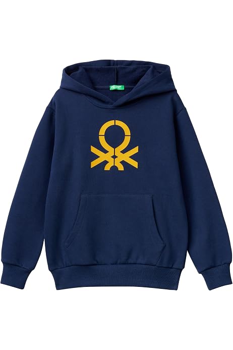 United Colors Of Benetton Giubbotto Finta Piuma Lungo Con Cappuccio Per Bambine E Ragazze - Giacca Invernale - 2