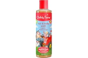Childs Farm Gel Corps et Cheveux Bio, Orange Douce, 250 ml