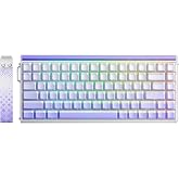 Aula Hero 84 He Manyetik Klavye Rapid Trigger Jade King Switch 8000Hz RGB Neon TKL Hot Swap Oyuncu Klavyesi Mor