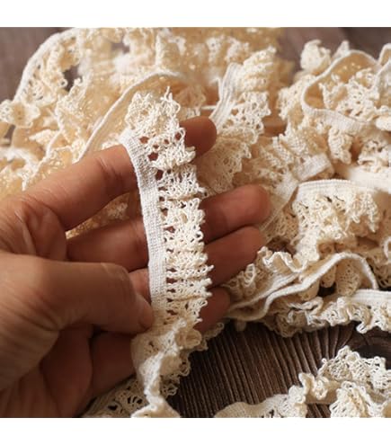 Yulakes Bordure En Dentelle Stretch Vintage De 18 M - Ruban Décoratif En Dentelle Florale - Pour Mariage, Artisanat - Largeur : 18 Cm - Noir