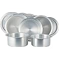 Raj Aluminium Cooking Pot Set, Set of 5, Cookware Set, ‎ RKTS01, Curry Pots , Cooking Pots , Serving Pots