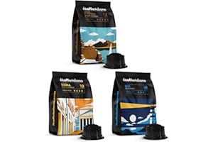 FRHOME - 100 Cápsulas de Café compatibles Caffitaly - kit degustación de 100 cápsulas café compatibles con máquinas Caffitaly - Il Caffè Italiano