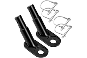 WUFANC Attache De Remorque Pour VéLo - Noir, Compatible Avec Les Modèles Thule Chariot, Fer Galvanisé, Stable Et Durable