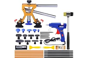 Manelord Car Body Dent Puller Kit, Auto Dent Repair Set with Golden Lifter for Auto Body Dent Remover