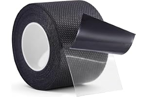 I-EASYDWW Halkfri gummitejp, icke-slipande grepptejp, starkt lim, vattentät, flexibel och lätt att klippa för händer, verktyg och utrustning, 5 cm x 5 m