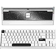 KEEBMONKEY WOBKEY Crush 80 Reboot CNC Aluminum 5-Second Quick-Release Triple-Mode Connectivity Mechanical Keyboard with Superior Acoustics (Lite Silver)