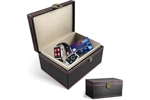 VALART Scatola di Faraday per Chiavi Della Macchina Scatola di Blocco del Segnale Senza Chiave Fibra di Carbonio Borsa di Faraday Protezione per Chiavi Auto per Protettore Antifurto e RFID (Scatola Grande)