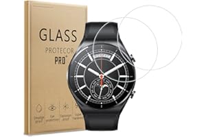 AOKUMA Xiaomi Watch S1 szkło hartowane, zestaw 2 szt. 0,26 mm, ekstremalna odporność na zarysowania, wysoka rozdzielczość, łatwa instalacja, folia ochronna na ekran