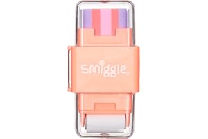 SMIGGLEUK Smiggle Super Cute Eraser Roller & Sharpener Two in One from Maxmilli Gift Collections (Pink 2021)