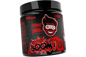 ‎EURHOVITAL FTWIN® Nutrition Gaming Booster | Reflex, Focus, Energy, Endurance | 40 Servings | Für Gamer und E-Sportler | Perfekt für lange und intensive Gaming-Sessions (320 g, Bloody Boom)