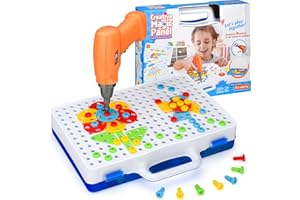 SHAWE 3D Take Apart Toy for 3 4 5 6 Years Old Boys Girls Gifts – Creative Construction Toys Kit – Puzzles Assembly DIY Play Set with Storage Box
