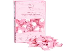 FCaeon Serviette Compressée Jetable de Voyage 100PCS, Rince Doigts Lingettes Ultra-douce,Serviette de Visage 100% Biosourcée,Mini Chiffons de Nettoyage Comprimés,Peu Encombrant,Torchon,Absorbant(Rose)