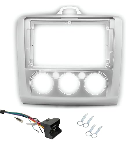 Kit Montaggio Stereo Auto AERZETIX - C11145 - Ascherina Telaio Adattatore Riduttore 1 DIN Per Autoradio - Copertura In Kit Montaggio Radio Ford Ka 2009