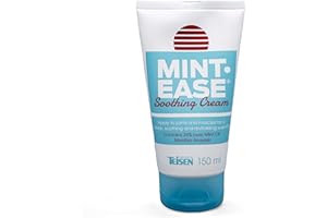 Teisen Mint-Ease Soothing Cream Muscle Rub - Natural High Strength Heating Muscle Cooling Gel for Shoulders Neck Back Joints Knees Feet Lower Back Revitalising Sports Menthol Massage Cream 150 ml.