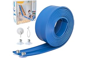 MIRTHFEEL Flex Track 4.5m Starter Set, Flexible Race Car Ramp Track for Ages 3 & Up with Suction Cups Compatible with Diecast 1/64th Cars (Blue)