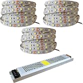 15 Metre Şerit LED Beyaz Renk + 12v 16.5 Amper 200 Watt LED Trafo - 3 Diren&ccedil;li Double Pcb - Oturma Odası, Yatak Odası ve Mutf